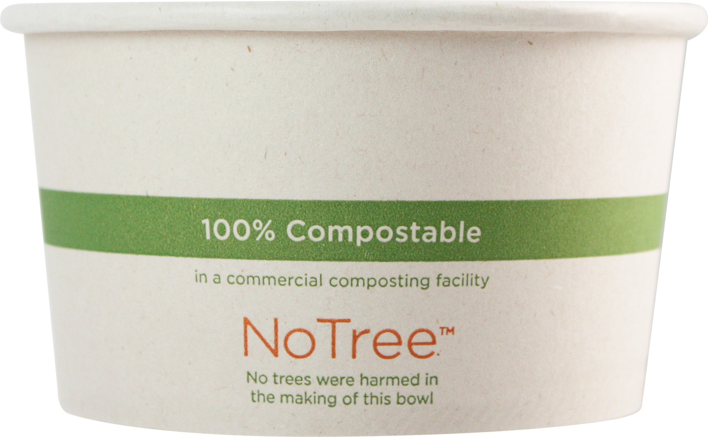 World Centric 12 oz NoTree Paper Bowl | 155-Series | 500/cs