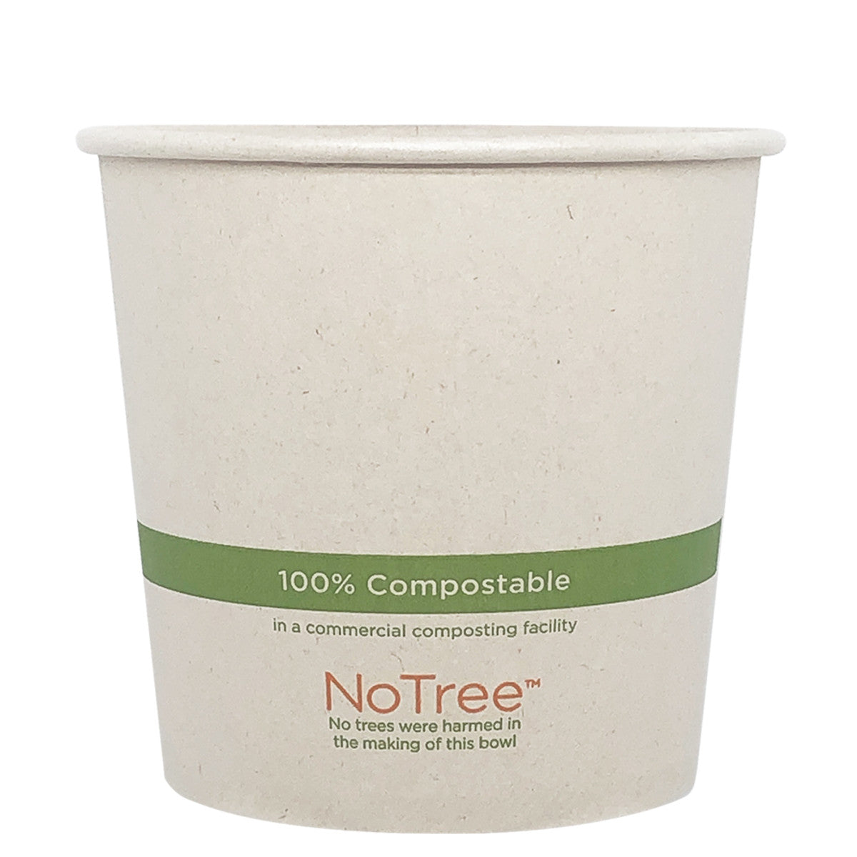 World Centric 24 oz NoTree Paper Bowl | 155-Series | 500/cs