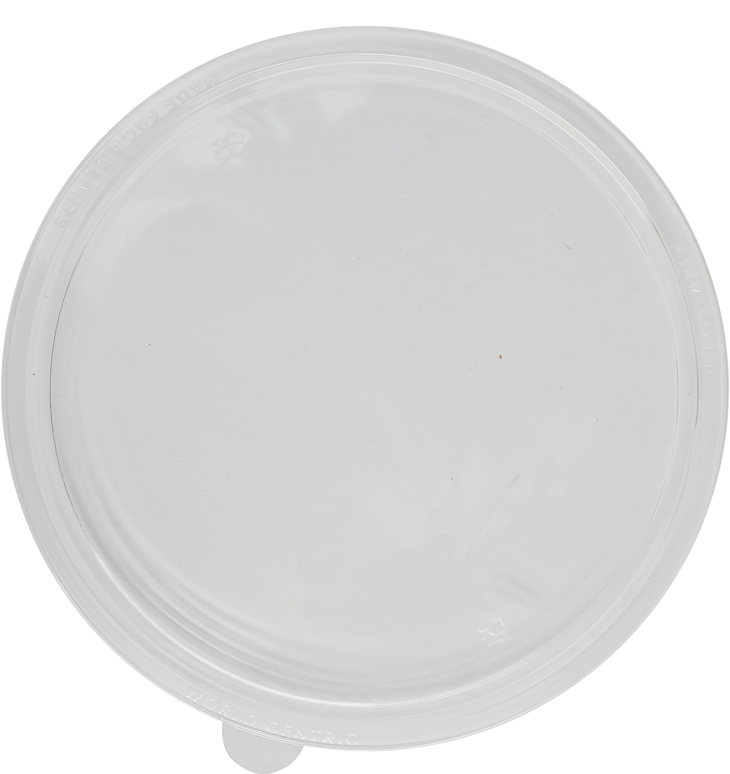 World Centric 432-Series Lid - PLA - 32 oz Wide Bowls, Clear | 300/cs