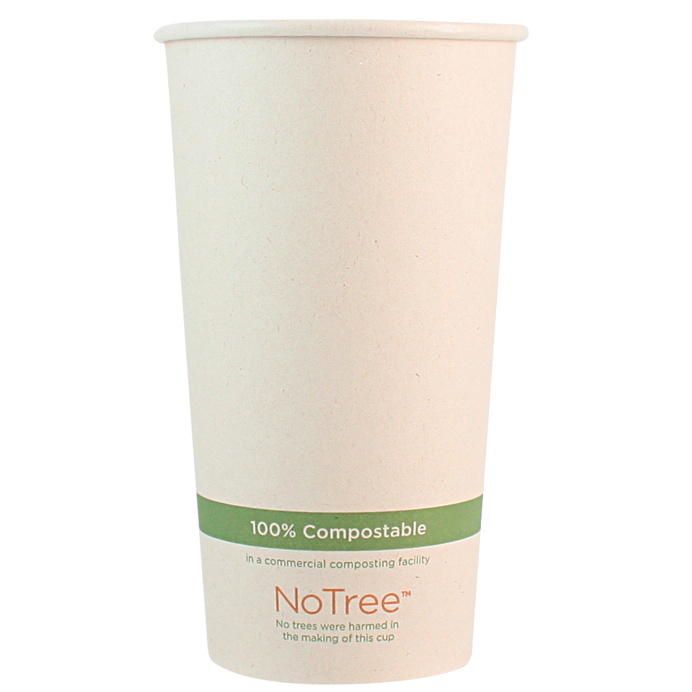 World Centric 20 oz NoTree Paper Hot Cup | 89-Series | 1000/cs