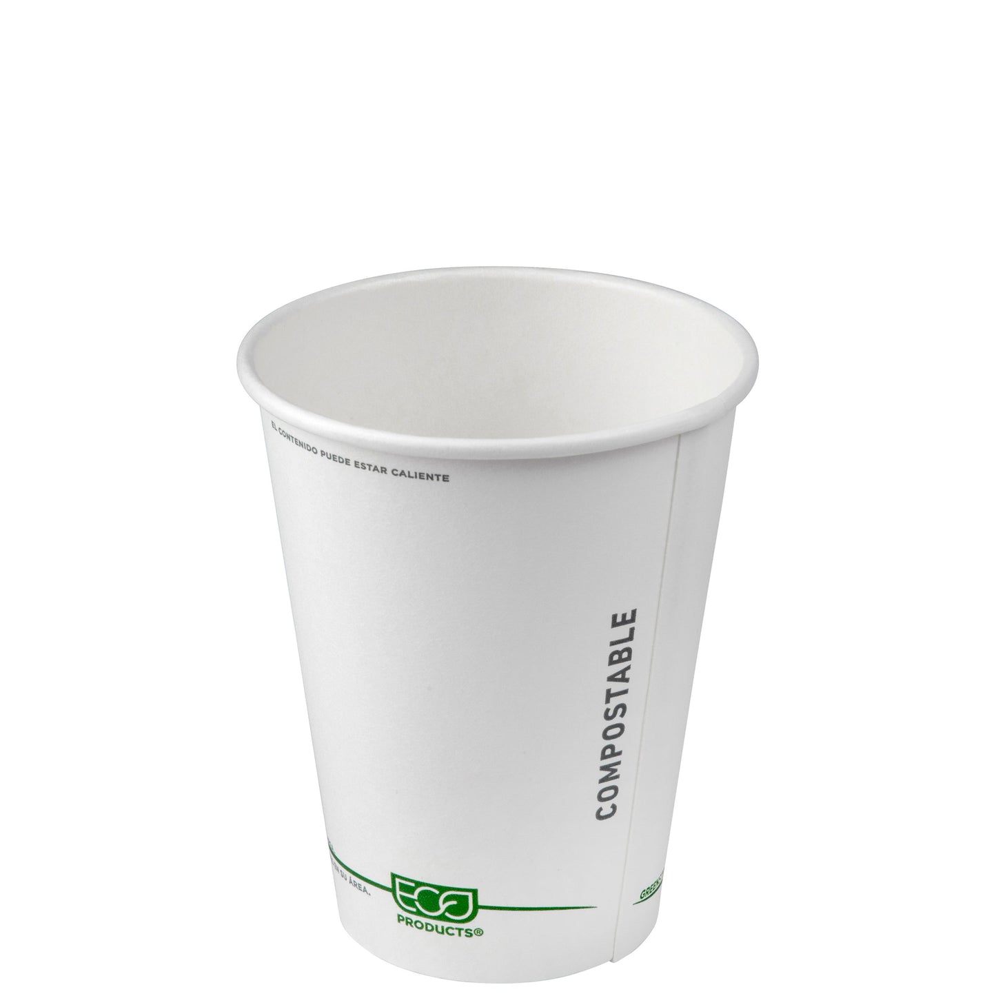 EcoProducts GreenStripe Compostable Hot Cups (12 oz) | 88-Series | 1000/cs