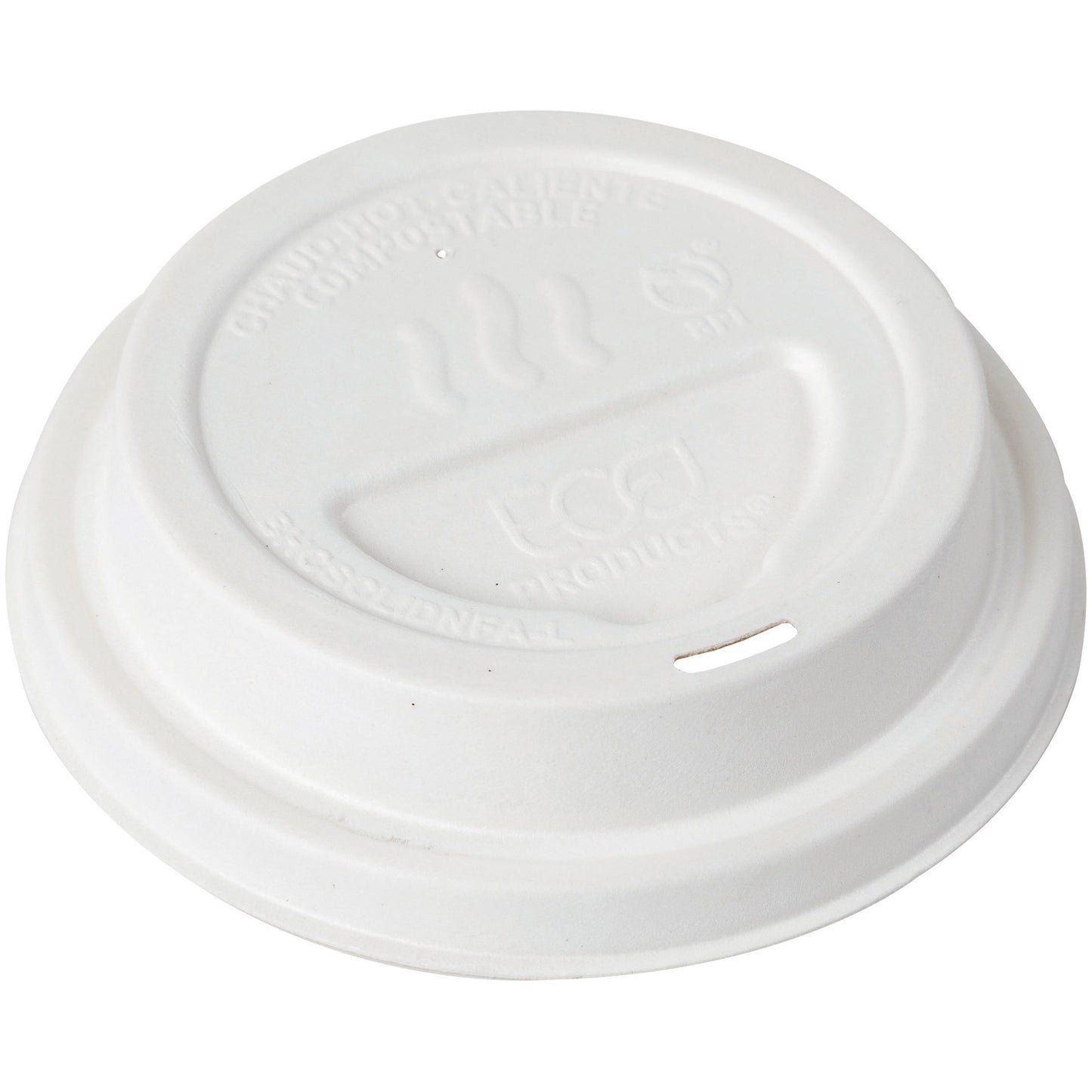 EcoProducts Vanguard™ Compostable Molded Fiber Hot Cup Lid (Large) | 88-Series | 1000/cs