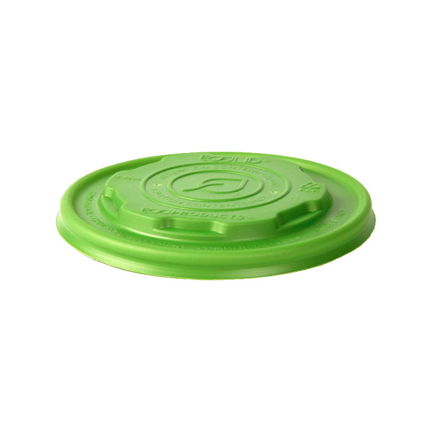 EcoProducts Veridian™ EcoLid Compostable Food Container Lids (Fits 8oz and 10oz sizes | Green) | 123-Series | 1000/cs