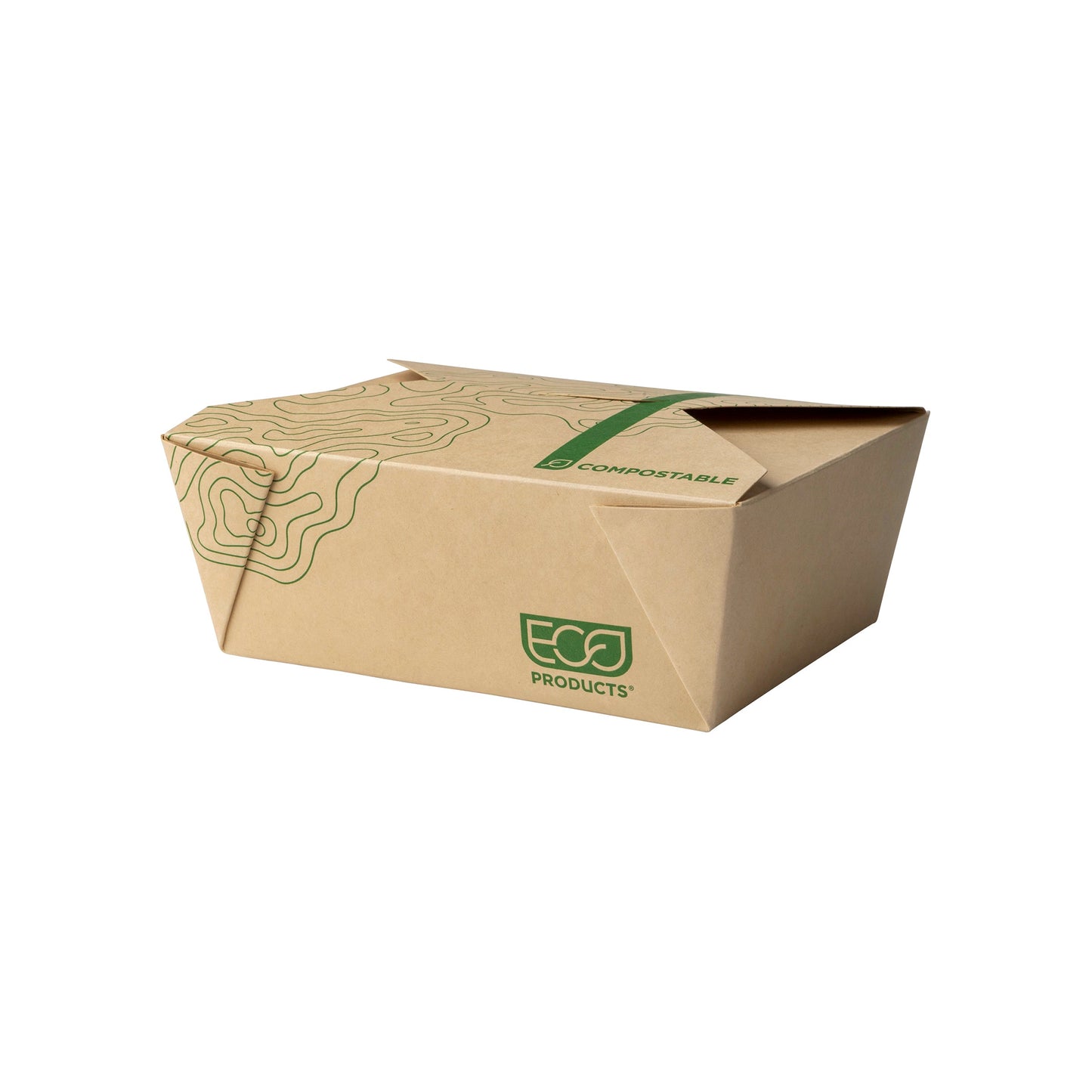 EcoProducts Compostable Food Box (#8 | 45oz) | 400/cs