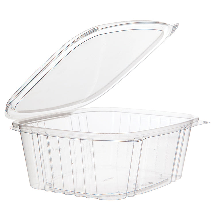 EcoProducts Compostable Deli Containers (Rectangular | Hinged | 32oz) | 200/cs