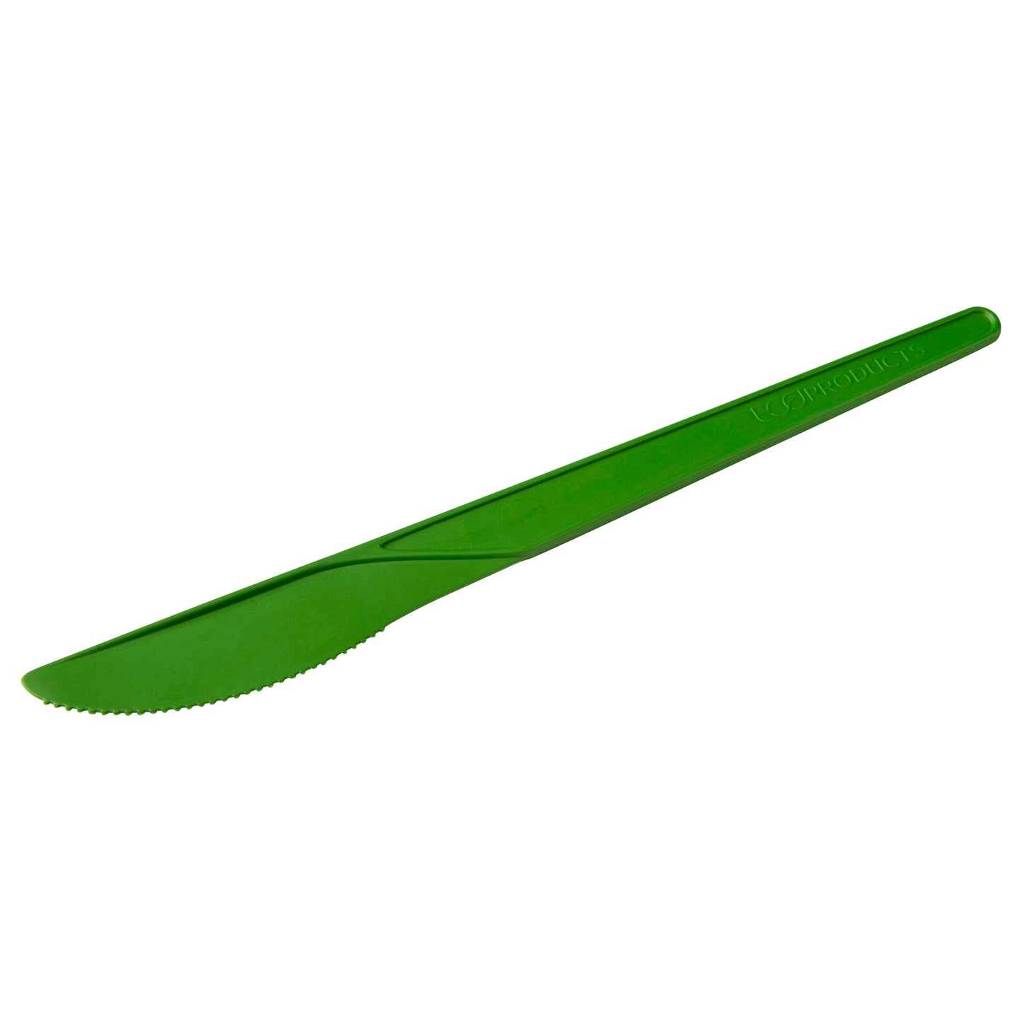 EcoProducts Veridian™ Plantware Compostable Knife (6in | Green | Individually Wrapped) | 1000/cs