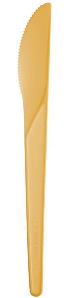 EcoProducts Plantware® Compostable Knife (6in | Yellow) | 1000/cs