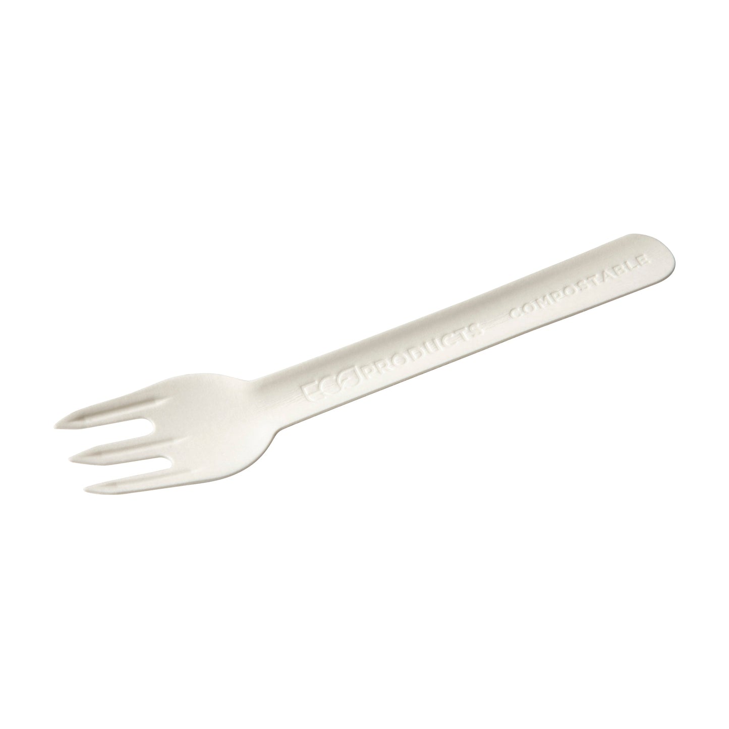 EcoProducts Compostable Paper Cutlery Fork (6in) | 1000/cs