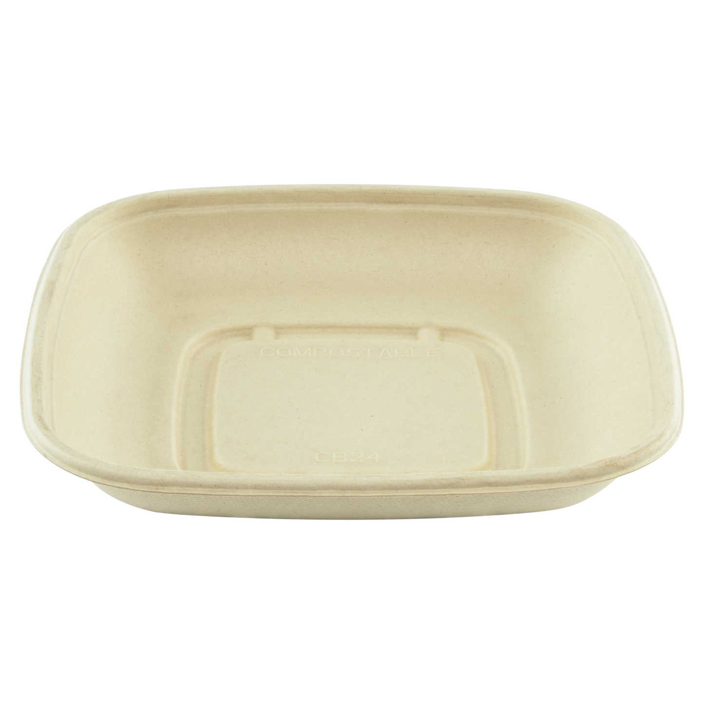 Karat Earth 24oz Fiber Bowl | Square | Natural | PFAS-Free