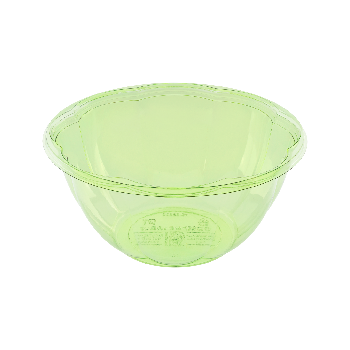 Karat Earth 32oz PLA Salad Container | Green | 475-Series