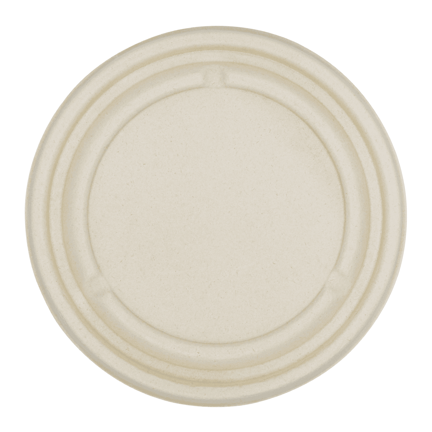 455-Series Lid | Karat Earth Fiber Flat Lid for 16-24oz Fiber Take Out Bowl | Round | Natural