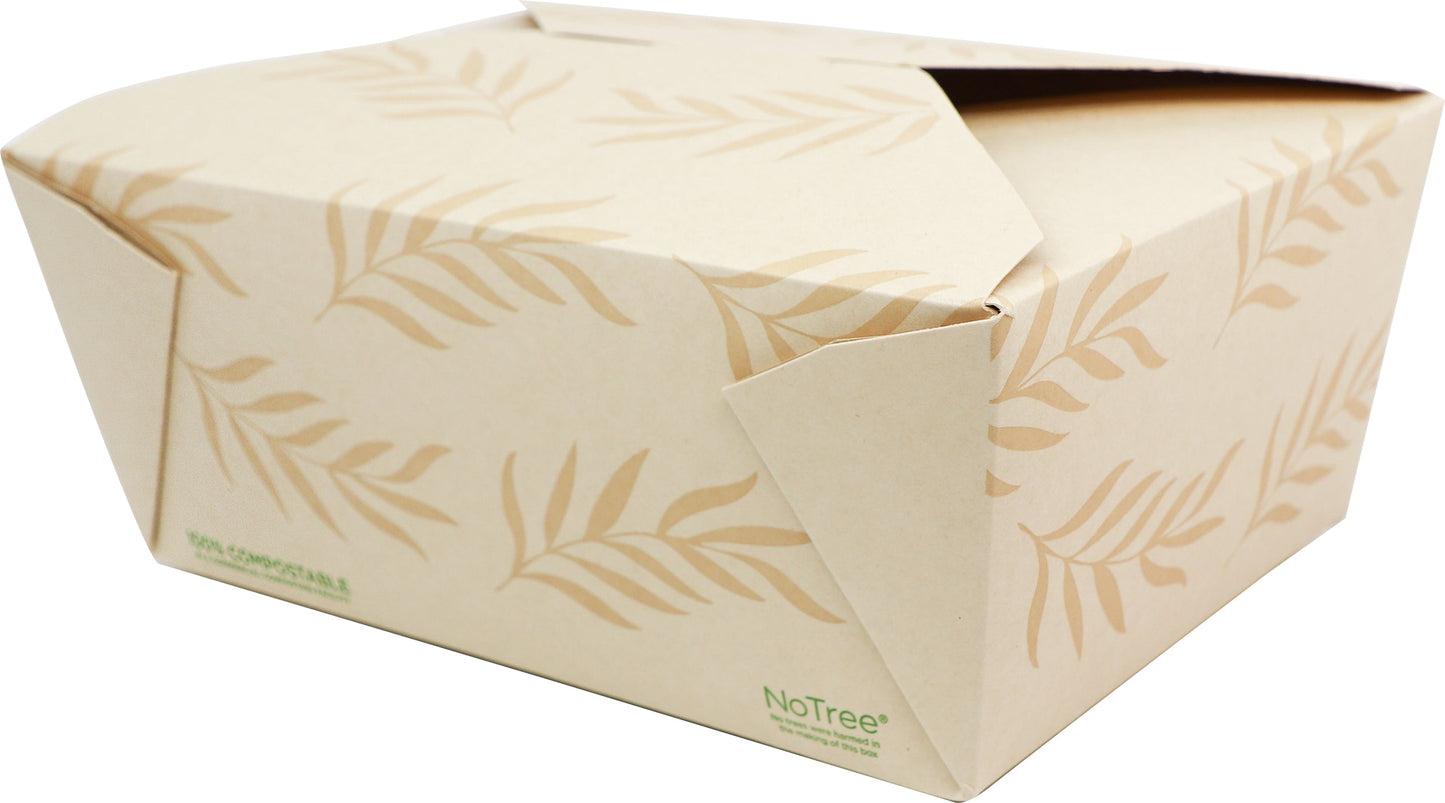 World Centric 8.7x6.5x3.5” (95 oz) #4 NoTree Container | 160/cs