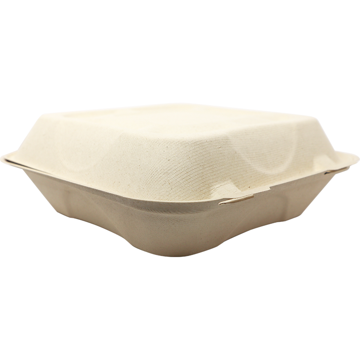 World Centric 9x9x3" Fiber Clamshell, Heavy Weight | 300/cs