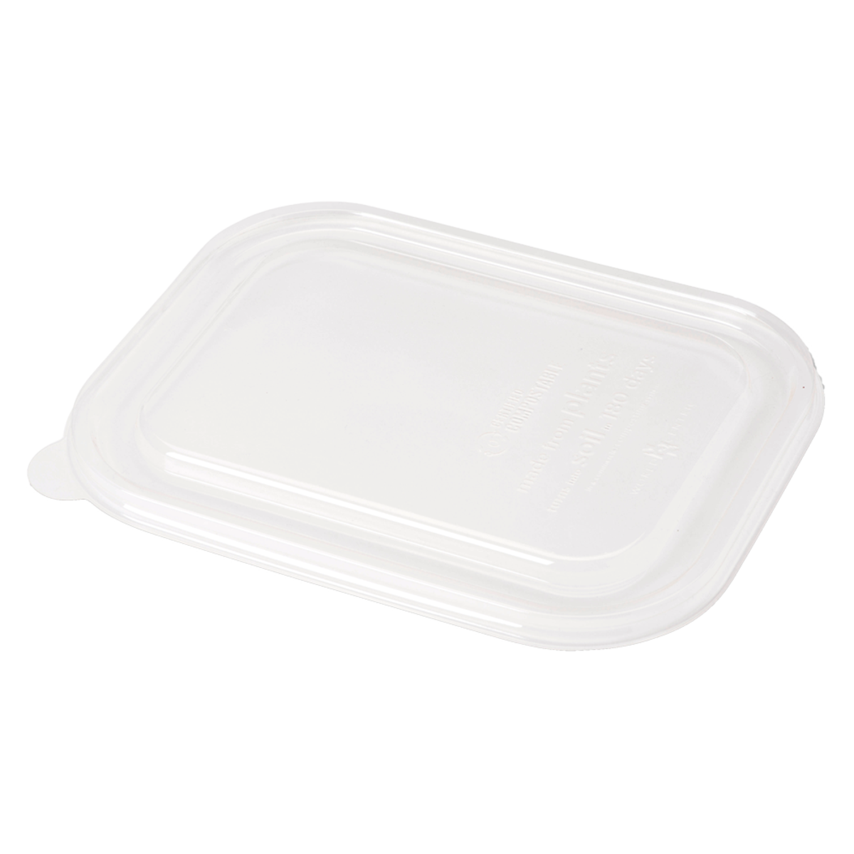 World Centric 220-Series Lid - 8x6" Containers, Clear | 400/cs