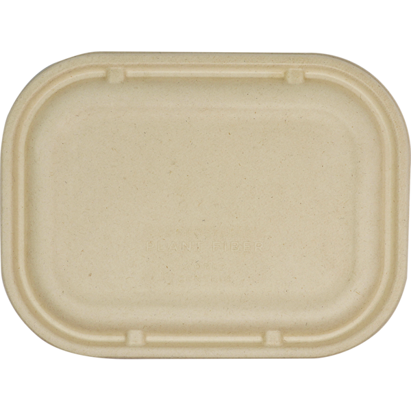 World Centric 220-Series Lid - Fiber - 8x6" Containers | 400/cs