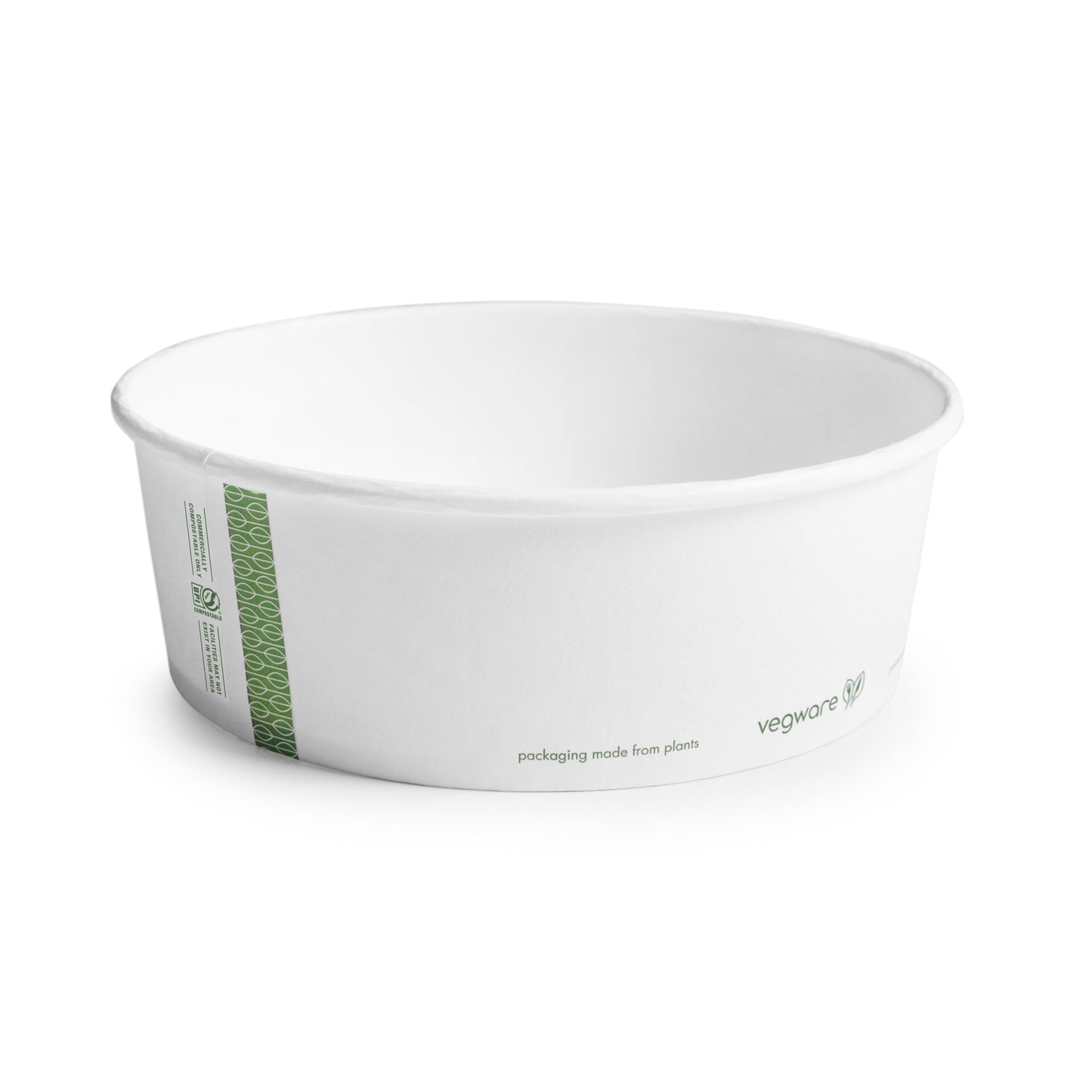 Vegware 32oz PLA-lined paper food bowl, 185-Series | 185V-Series | 300/cs