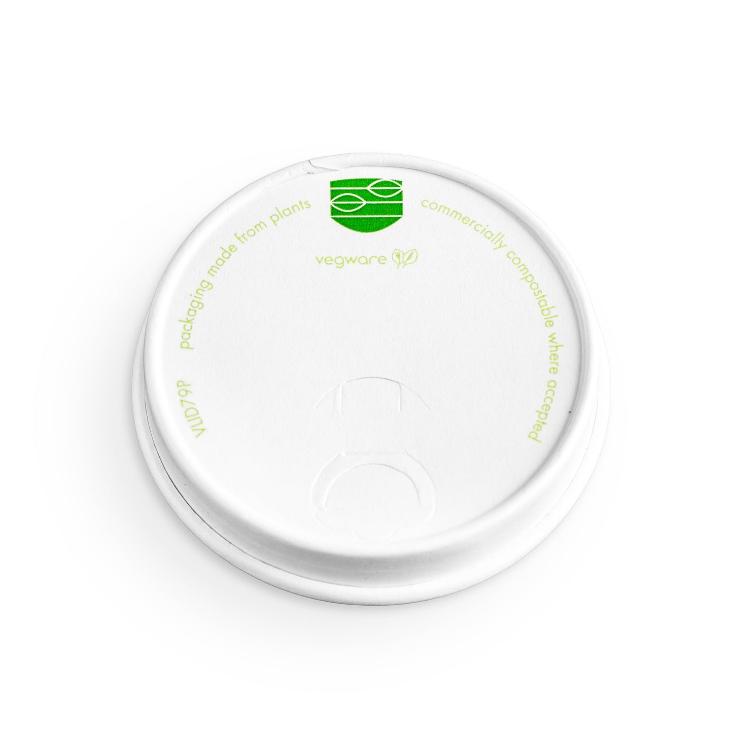 Vegware Paper hot cup lid | 79V-Series | 1000/cs