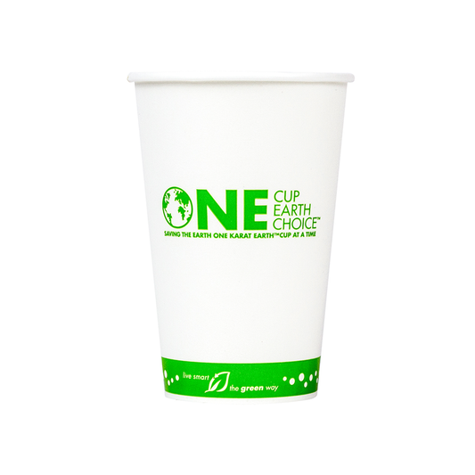 Karat Earth 16oz Compostable Cold Paper Cup | White | 95-Series
