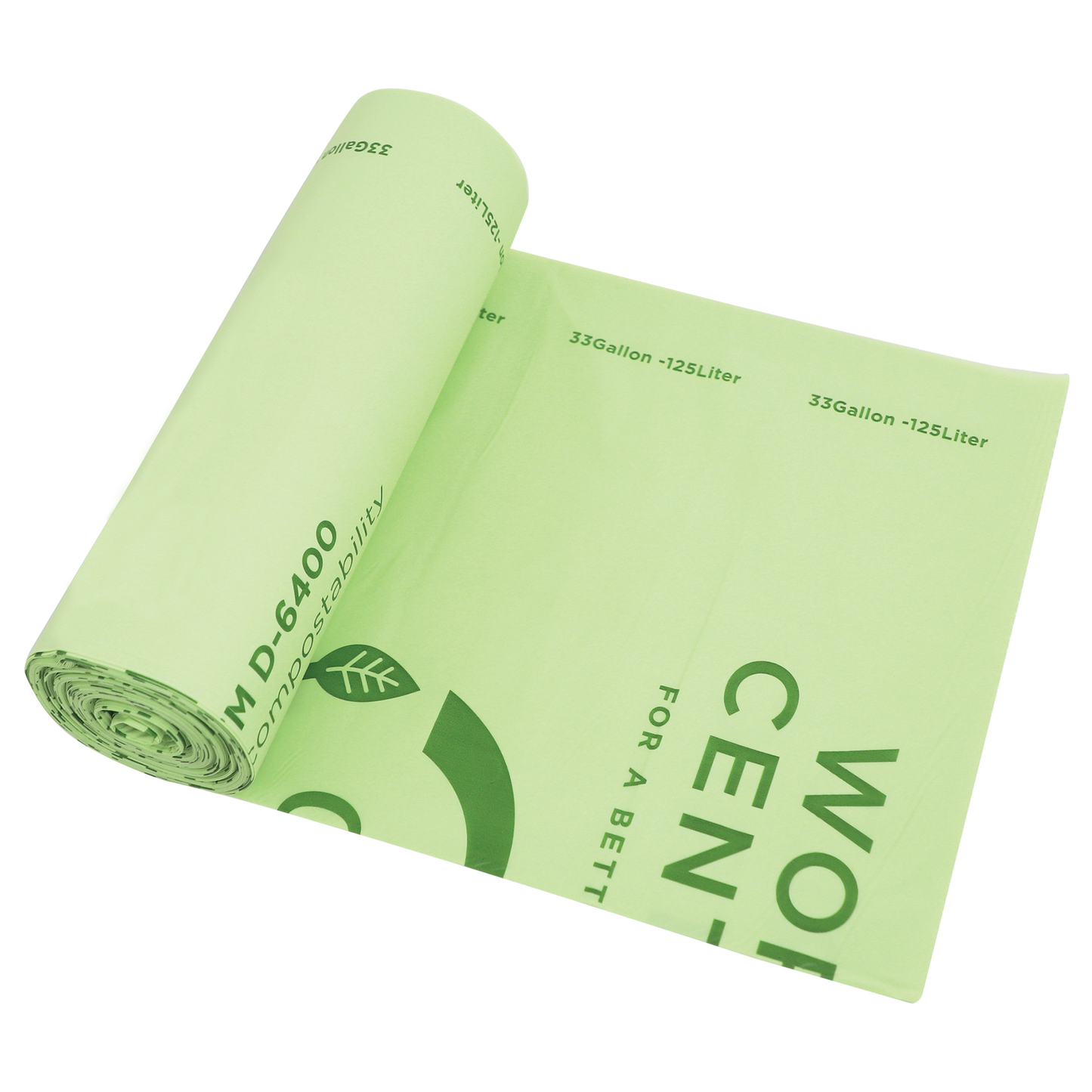 World Centric 17x18" - 3 Gal Food Scraps Bag - .6 mil | 500/cs