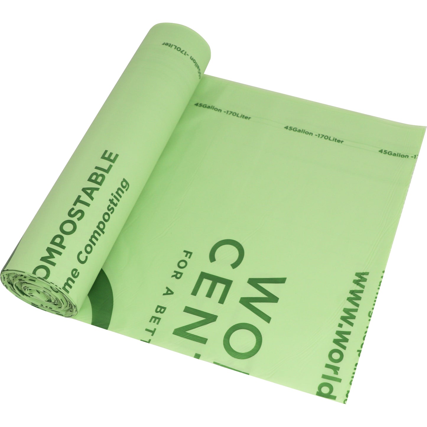 World Centric 40x46" - 45 Gal Lawn & Leaf Bag - 1 mil | 100/cs