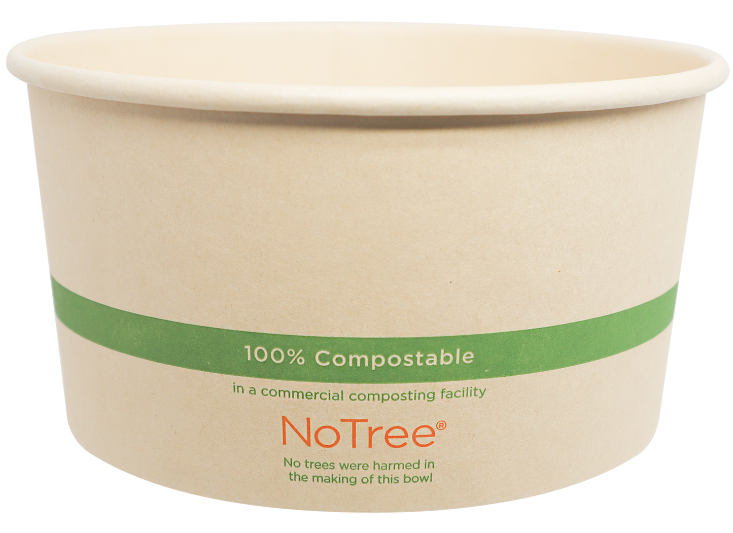 World Centric 32 oz NoTree Wide Paper Bowl   | 175-Series | 300/cs