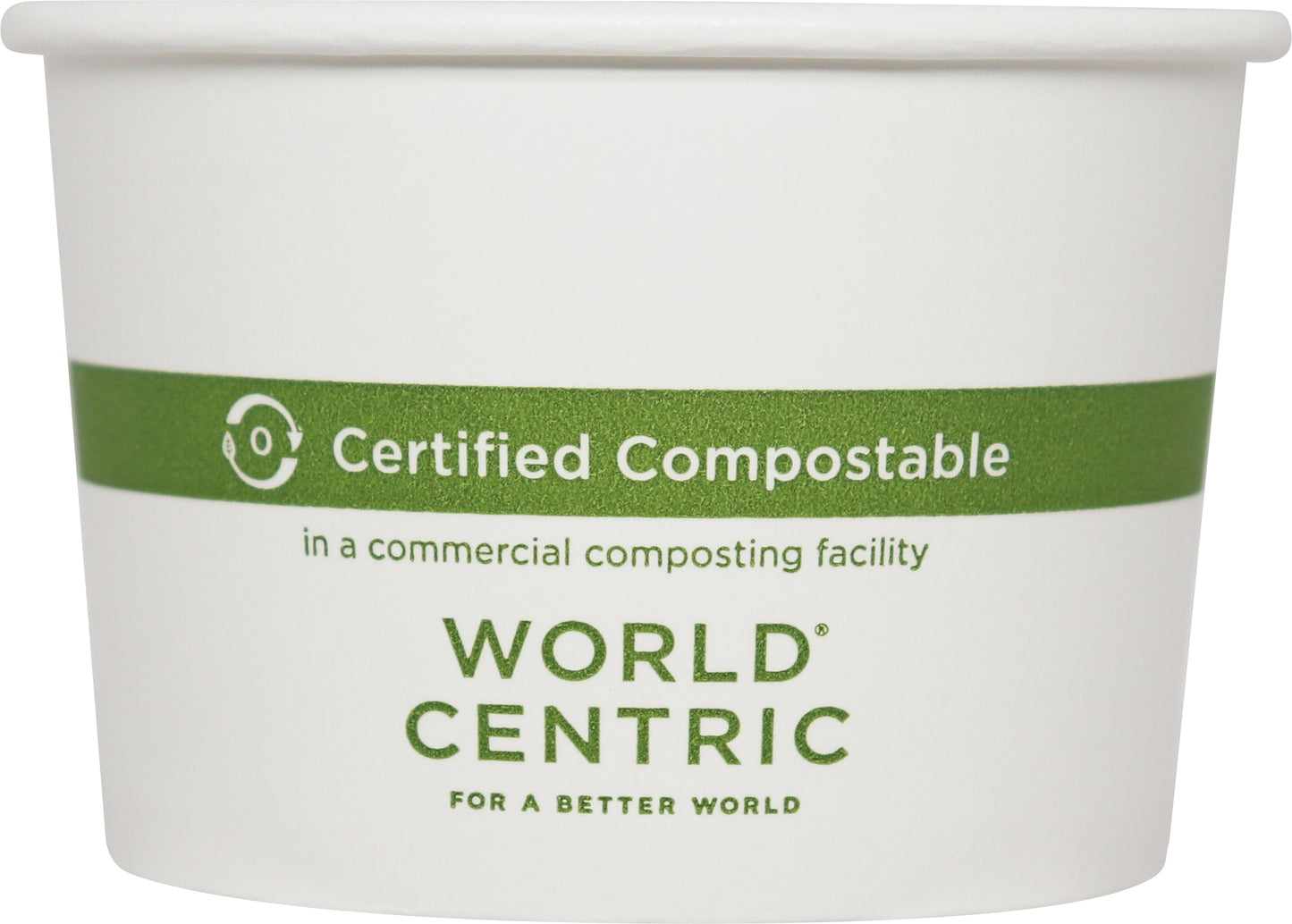 World Centric 8 oz FSC® Paper Bowl, White   | 145-Series | 1000/cs