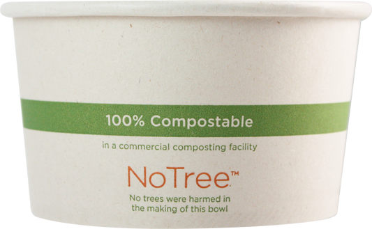World Centric 12 oz NoTree Paper Bowl   | 155-Series | 500/cs
