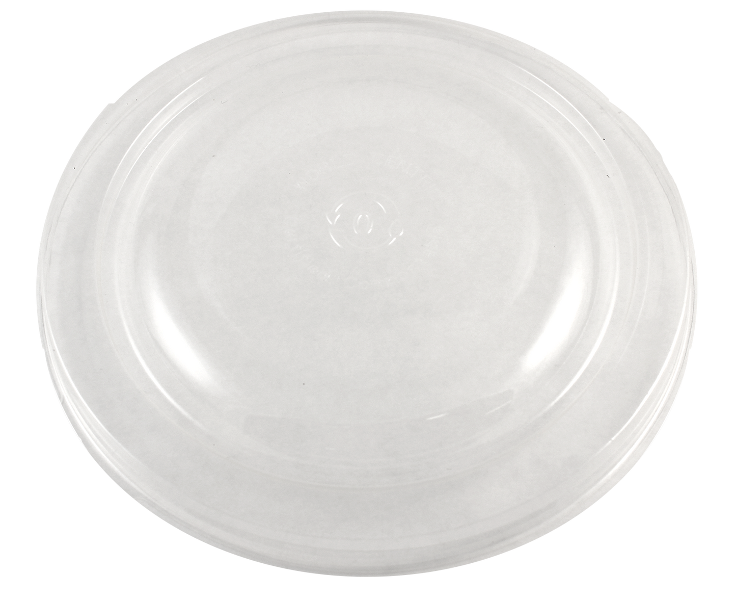 World Centric 416-Series Lid - PLA - 36-64 oz Bowls, Clear | 300/cs