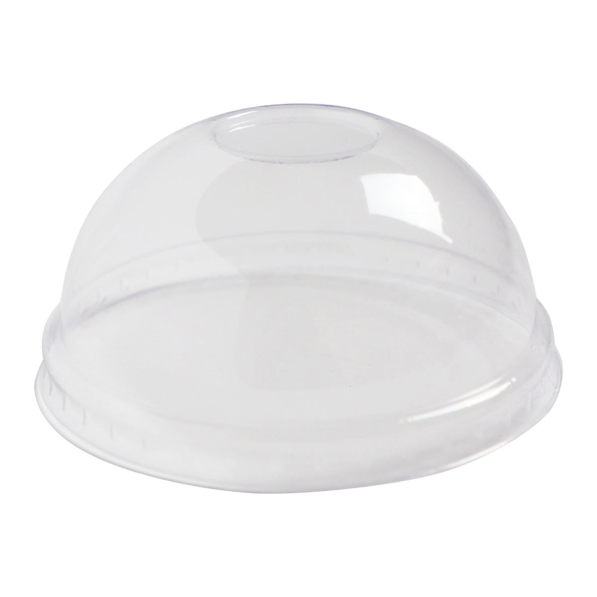 World Centric 145-Series Lid - PLA - 8 oz Paper Bowls, Domed | 1000/cs