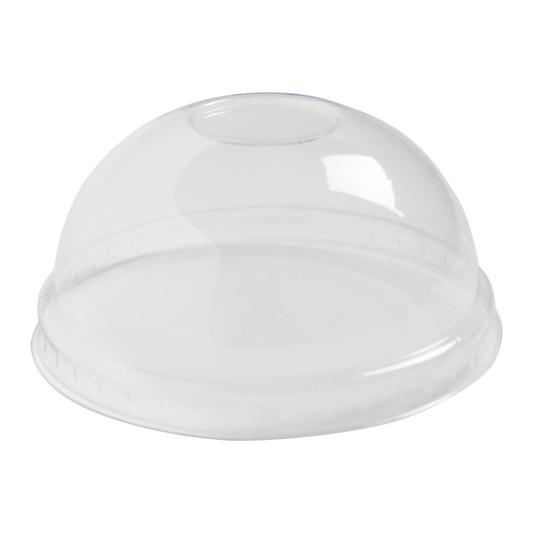 World Centric 145-Series Lid - PLA - 8 oz Paper Bowls, Domed | 1000/cs