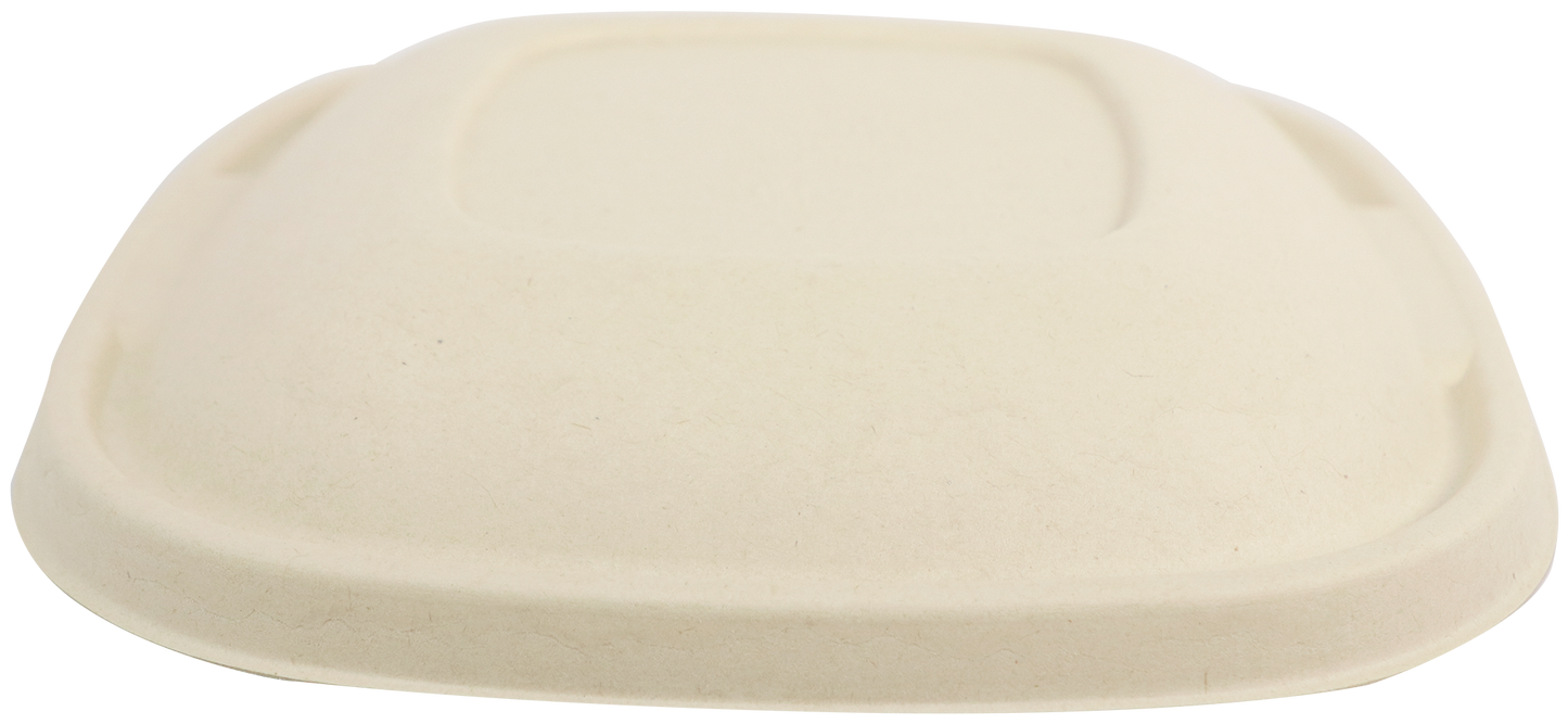 World Centric 310-Series Lid - Fiber - 24-48 oz Square Bowls | 400/cs