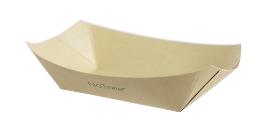 World Centric 1 LB No Tree Boat Tray | 1000/cs