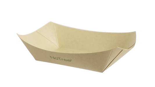 World Centric 2 LB No Tree Boat Tray | 1000/cs