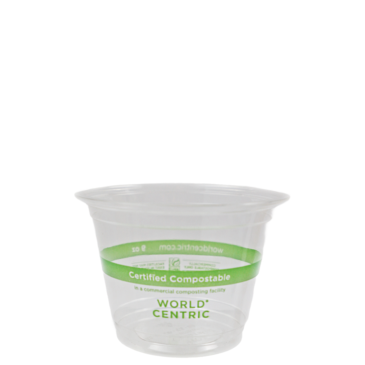 World Centric 9 oz Cold Cup, Squat  | 96-Series | 1000/cs