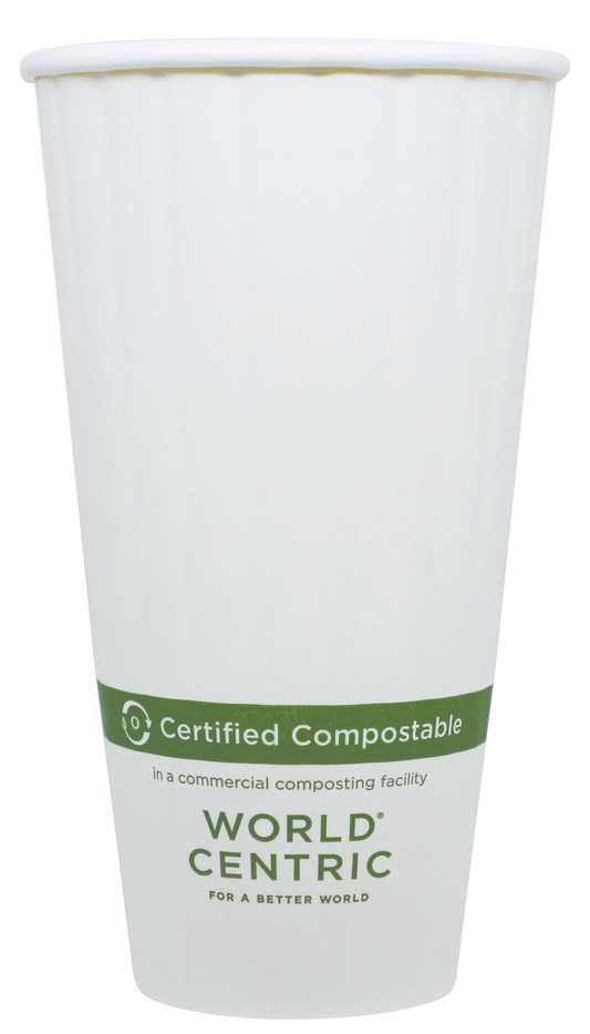 World Centric 20 oz Double Wall Hot Cup | 89-Series | 600/cs
