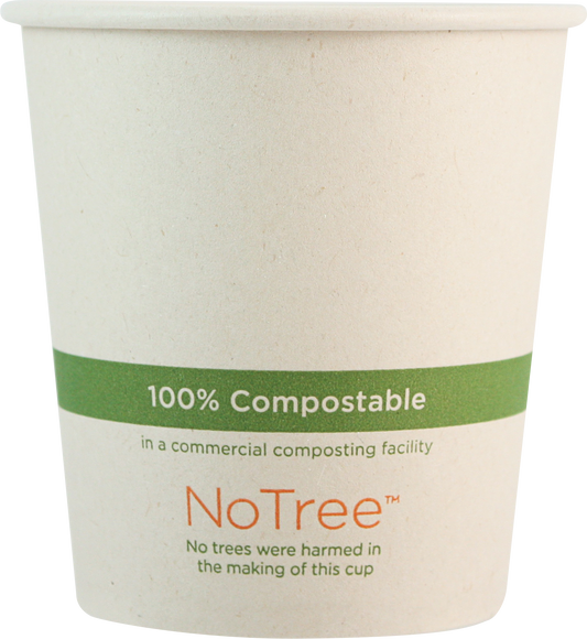 World Centric 10 oz NoTree Paper Hot Cup   | 89-Series | 1000/cs