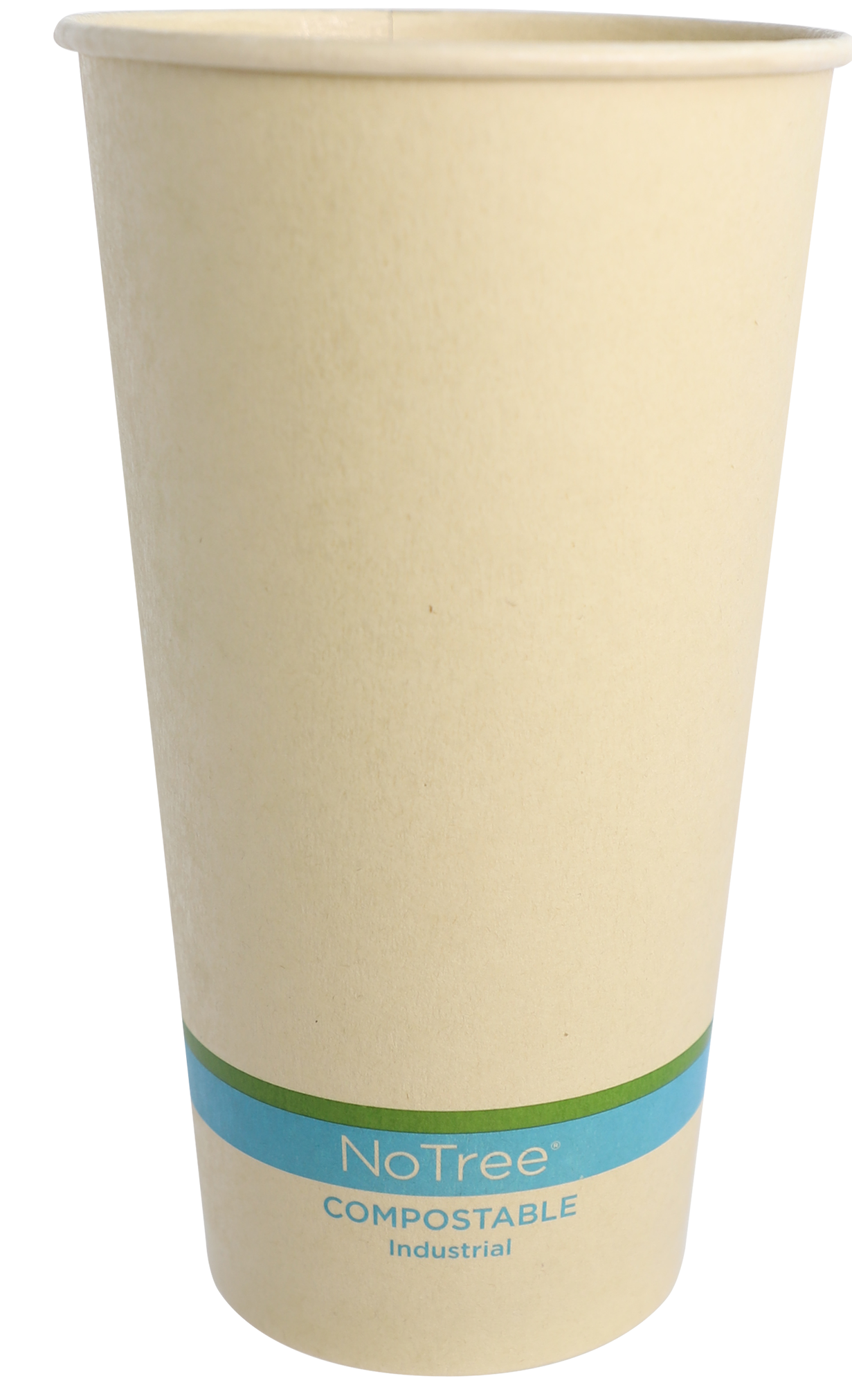 World Centric 32 oz NoTree Paper Cold Cup,  Kraft   | 107-Series | 500/cs