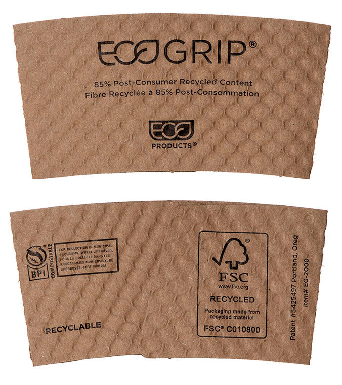 EcoProducts EcoGrip Hot Cup Sleeves | 88-Series | 1300/cs