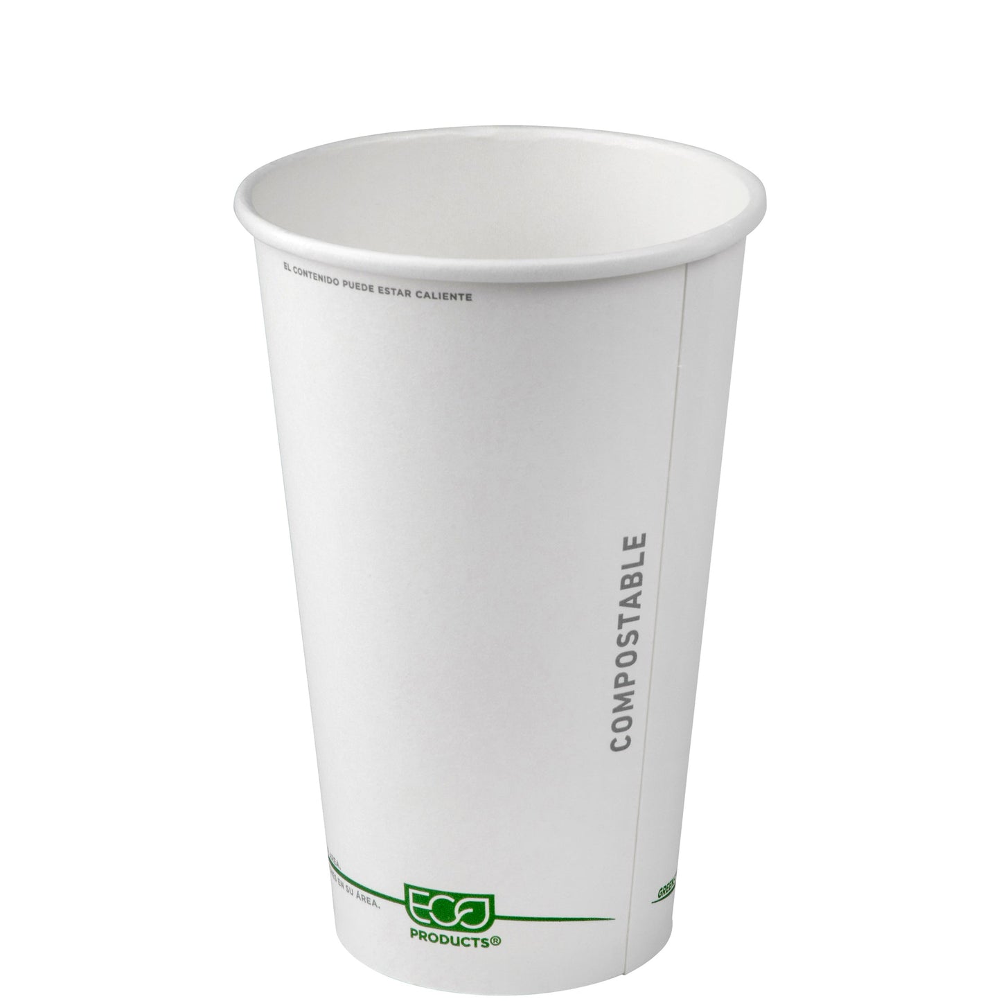 EcoProducts GreenStripe Compostable Hot Cups (16 oz) | 88-Series | 1000/cs