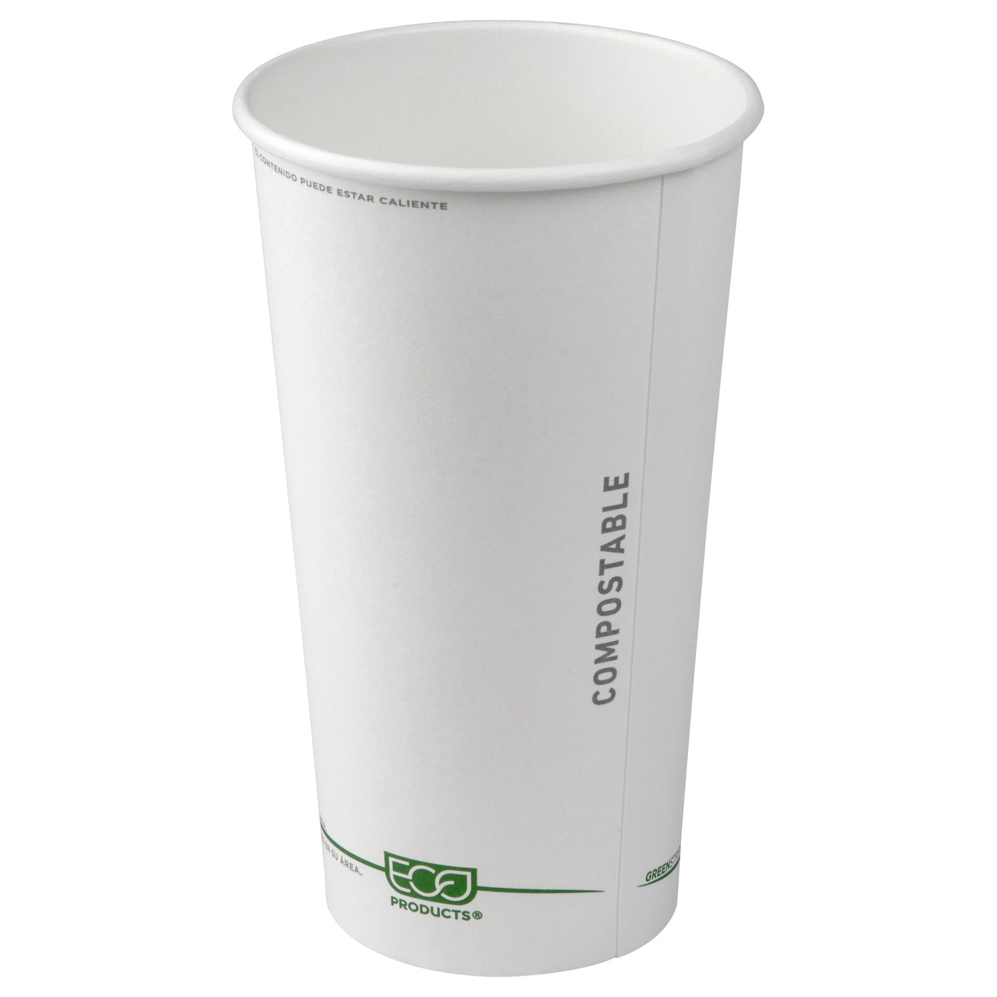 EcoProducts GreenStripe Compostable Hot Cups (20 oz) | 88-Series | 1000/cs