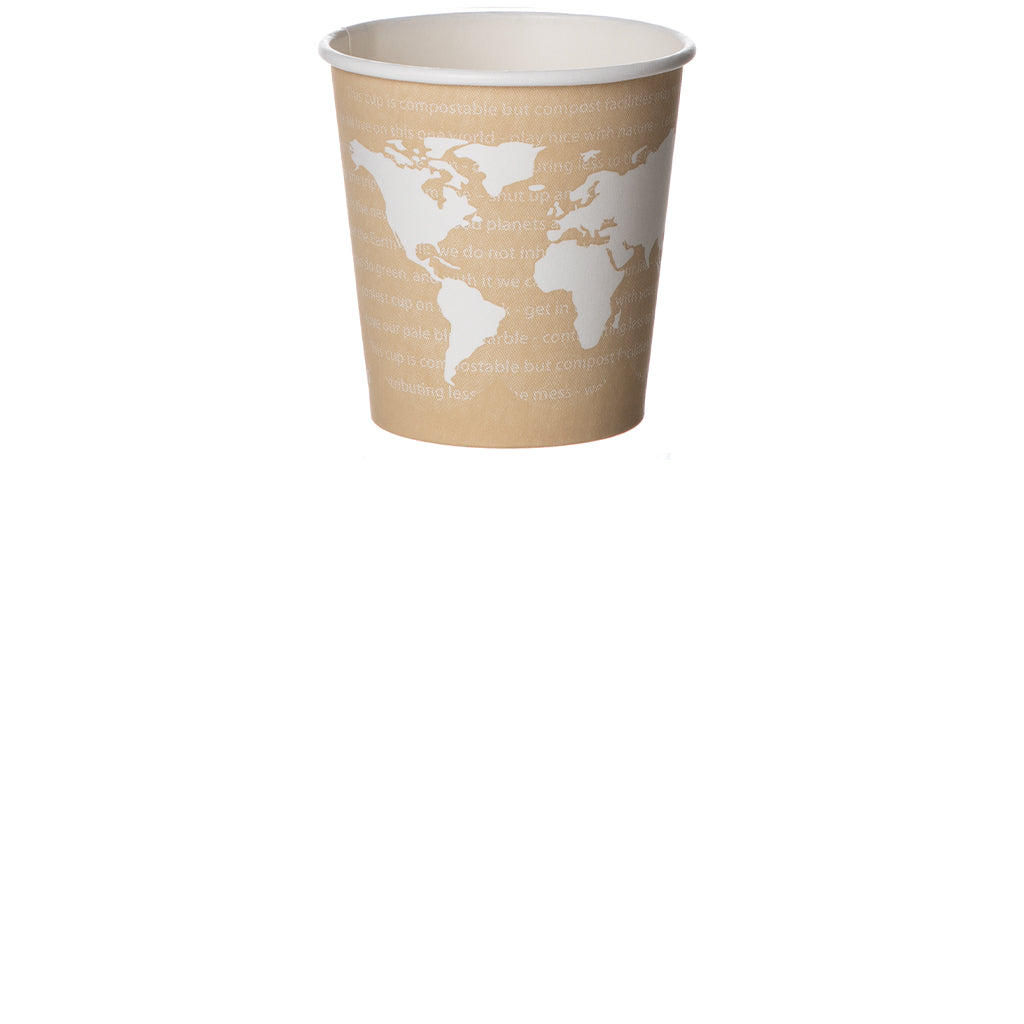 EcoProducts World Art Compostable Hot Cups (4 oz) | 1000/cs