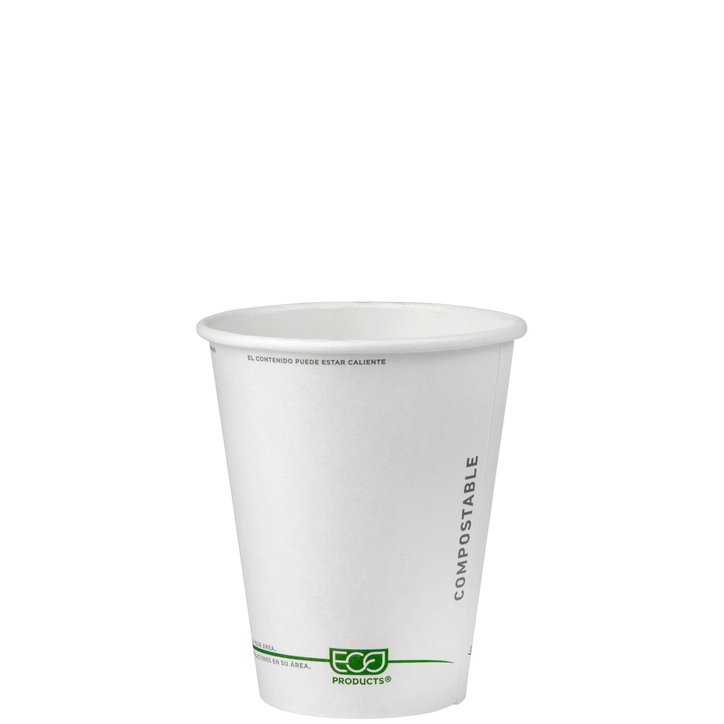 EcoProducts GreenStripe Compostable Hot Cups (8 oz) | 80-Series | 1000/cs