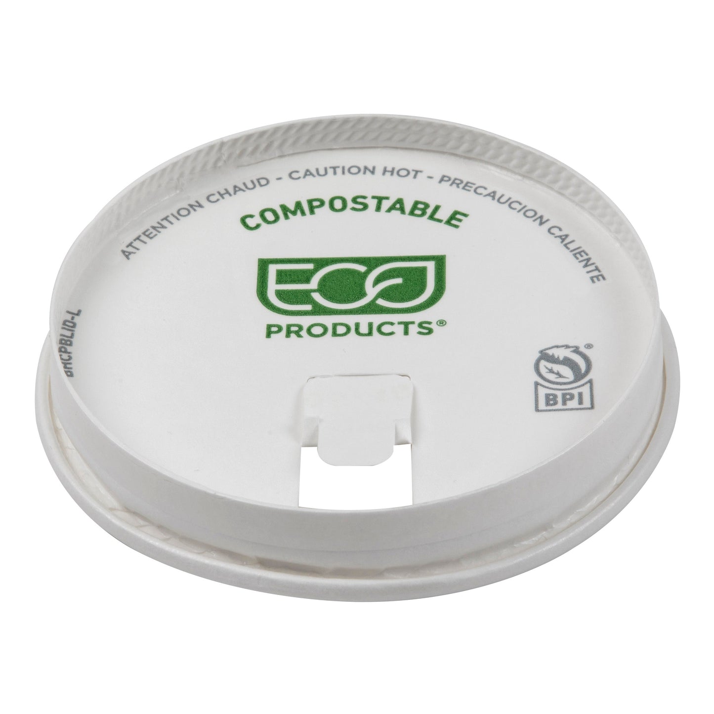 EcoProducts Compostable Paper Hot Cup Lid (Large | 90mm) | 88-Series | 1000/cs