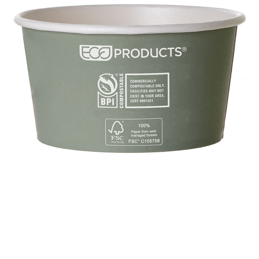 EcoProducts World Art Compostable Food Container (12oz) | 124-Series | 500/cs