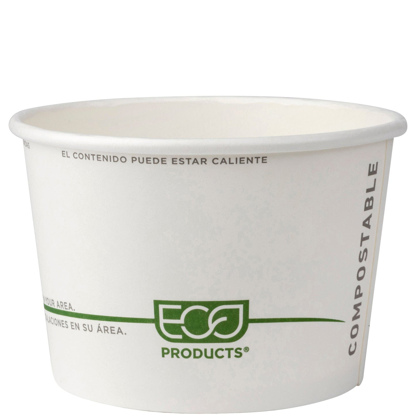 EcoProducts GreenStripe® Compostable Food Container (16oz) | 124-Series | 500/cs