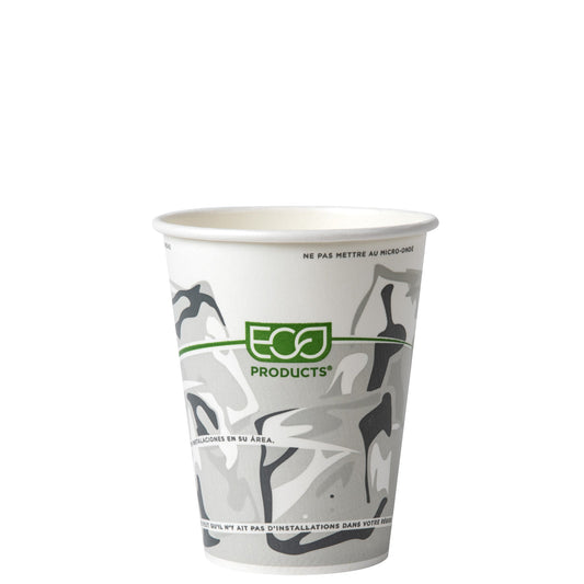 EcoProducts Paper Cold Cup (12oz | Double-sided PLA) | 99-Series | 1000/cs
