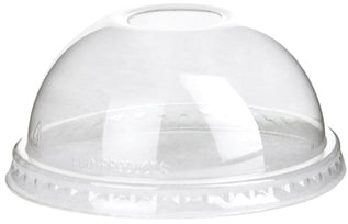 EcoProducts GreenStripe Compostable Cold Cup Lids (Dome | Fits 9 - 24oz. Cold Cups) | 93-Series | 1000/cs
