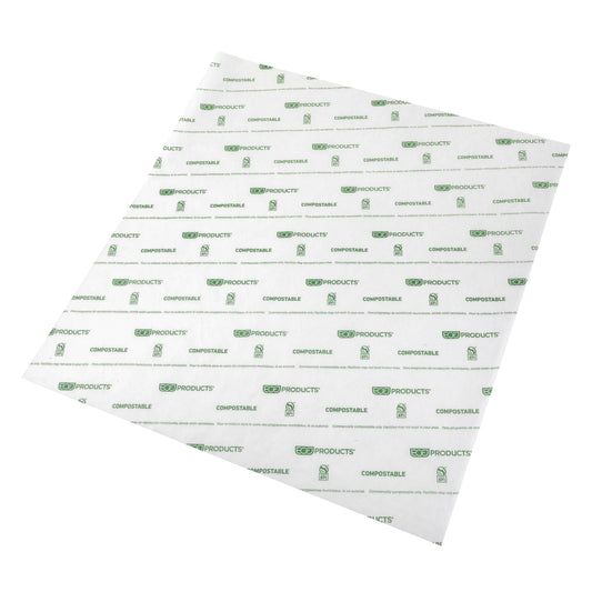 EcoProducts Compostable Insulated White Sandwich Wrap (15x16) | 1000/cs