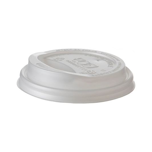 EcoProducts EcoLid Compostable Hot Cup Lids (Fits 8oz Hot Cups) | 80-Series | 800/cs