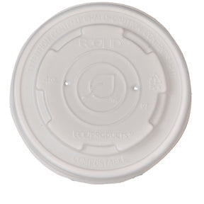EcoProducts EcoLid Compostable Food Container Lids (Fits 8oz and 10oz sizes) | 123-Series | 1000/cs